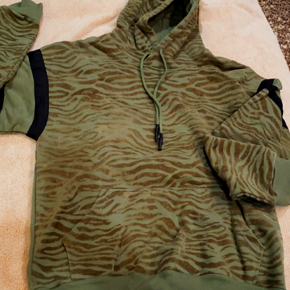 2pc men's velvet and cotton sweat suit